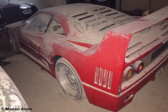 Ferrari F40 von Diktator-Sohn wieder aufgetaucht