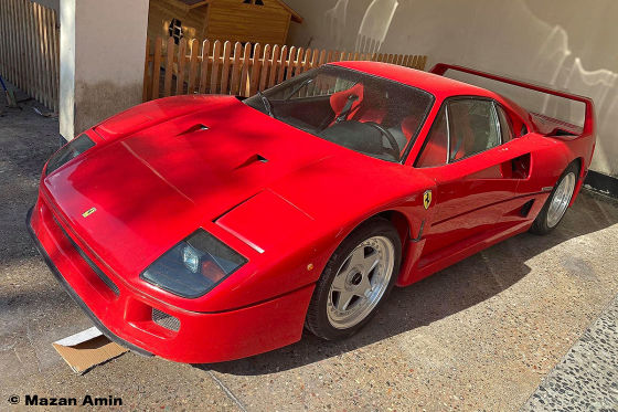 Ferrari F40 von Diktator-Sohn wieder aufgetaucht