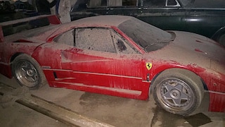 Seltener Ferrari F40 im Irak gefunden