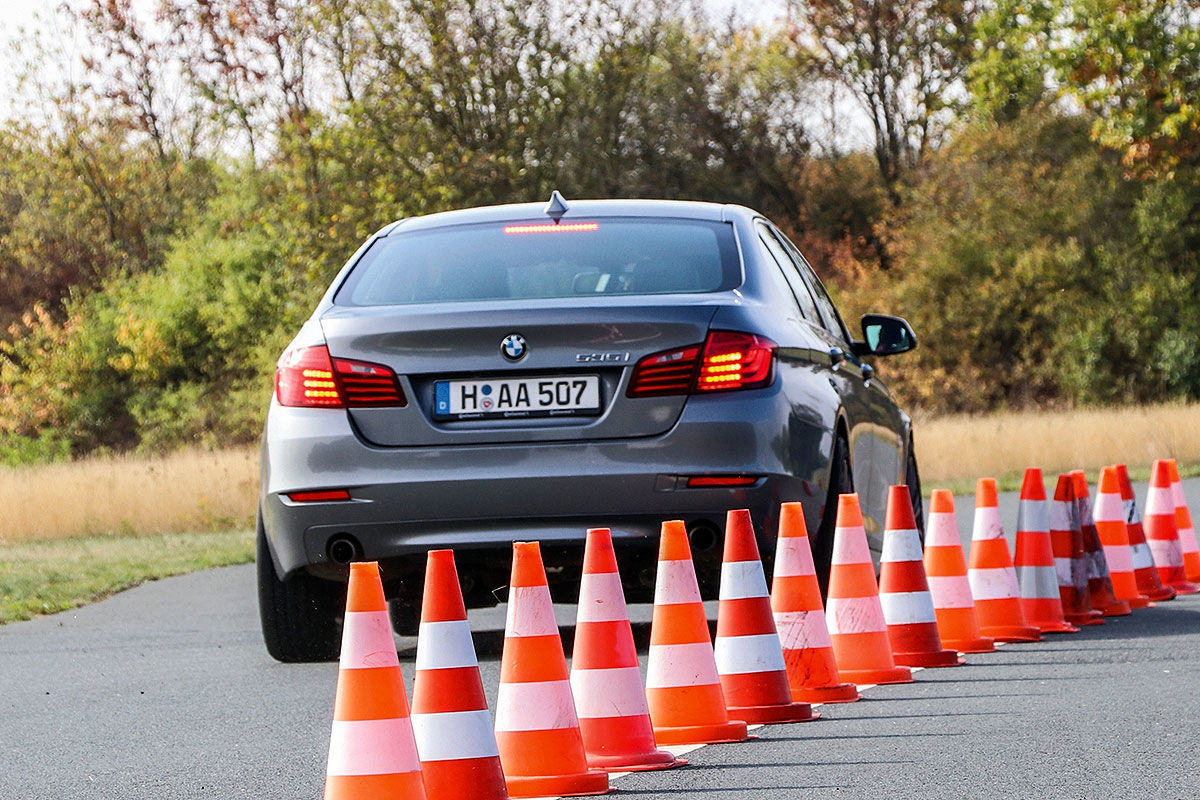 Reifentest mit unterschiedlichen Radgrößen