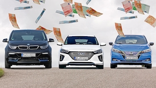 BMW i3 Hyundai Ioniq Elektro Nissan Leaf e+ E-Autos profitieren von neuen Förderprämie - Montage !! 16:9 !!