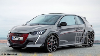 Peugeot 205 T16: Neuauflage, Illustration, Mittelmotor