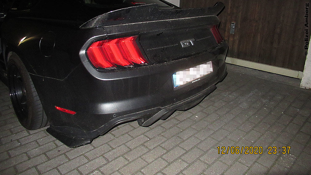 Polizei stellt lärmenden Autoposer ruhig