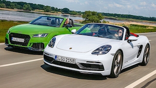 Audi TT RS Porsche 718 Boxster GTS 4.0