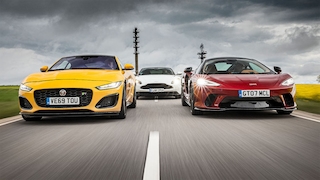 Aston Martin DB11 Jaguar F-Type R McLaren GT