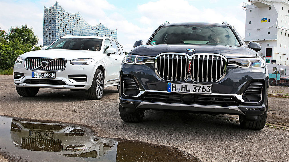 BMW X7 gegen Volvo XC90: Test, Hybrid, Motor, Preis - AUTO BILD