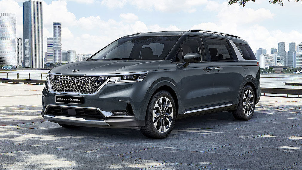 Kia Carnival (2020): neues Design, Tiger-Nose, Van, Bilder, Front