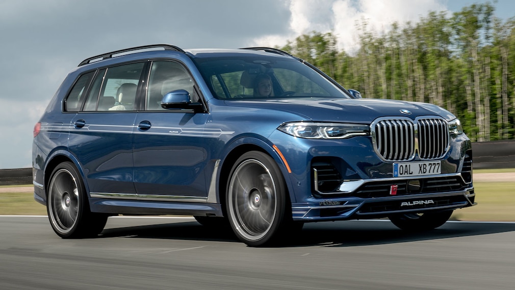 Mit dem 290 km/h schnellen Alpina XB7 auf der Rennstrecke