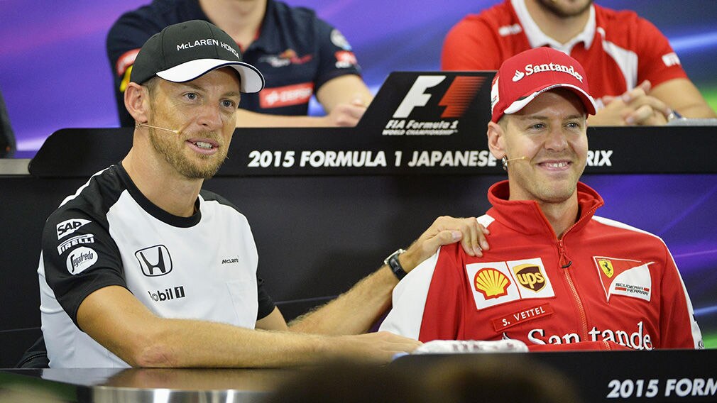 F1 Vettel Button F1 Vettel Button