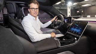 Mercedes S-Klasse W223: Neues MBUX wie bei Tesla