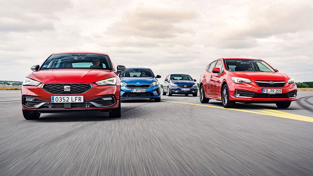 Kia Ceed Opel Astra Seat Leon Subaru Impreza Kia Ceed Opel Astra Seat Leon Subaru Impreza