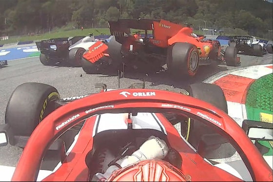 Leclerc haut Vettel raus