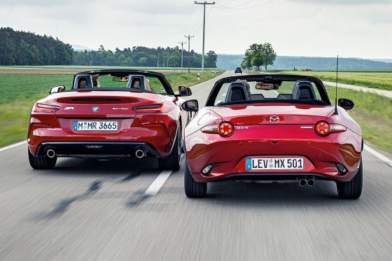 BMW Z4 Mazda MX-5