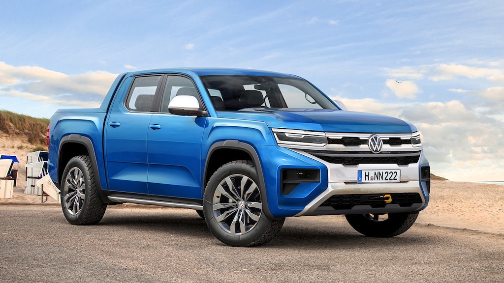 VW Amarok (2022): Neuvorstellung - Skizze - V6 - Pick-up - AUTO BILD