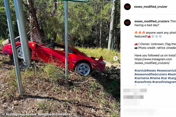 Extrem seltener Millionen-Ferrari auf Testfahrt gecrasht!