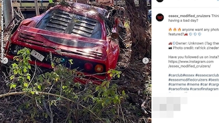 Ferrari F40: gebraucht, Unfall, Crash, Preis