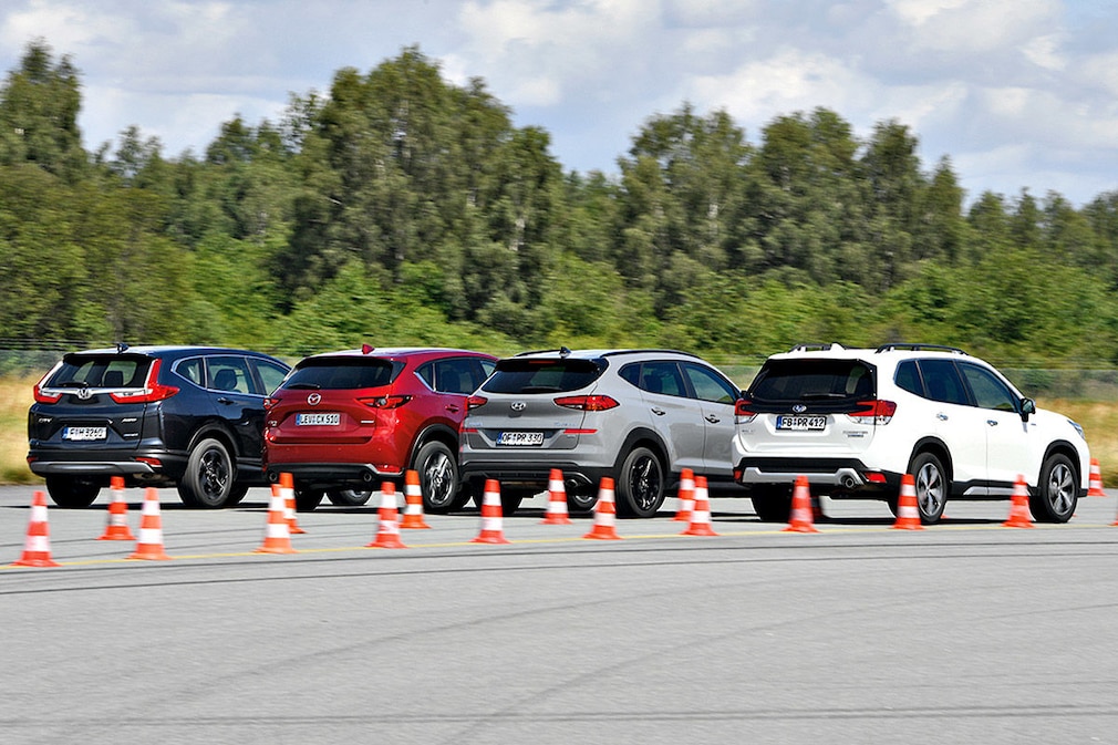 Honda CR-V Hyundai Tucson Mazda CX-5 Subaru Forester