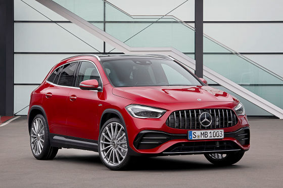 AMG bietet den neuen GLA in drei Stufen mit bis zu 421 PS an