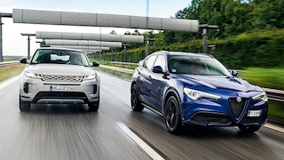 Alfa Stelvio Range Rover Evoque
