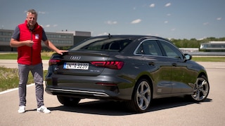 Erste Fahrt in der neuen A3 Limousine