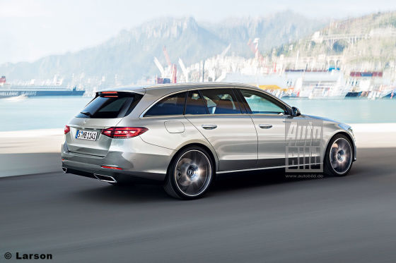 So könnte die kommende Generation der Mercedes C-Klasse aussehen.