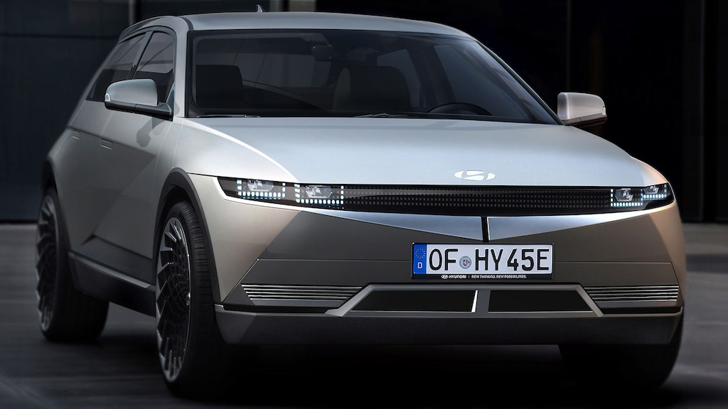 So könnte der voll elektrische Hyundai 45 kommen