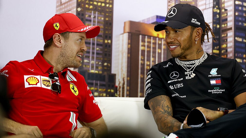 Hamilton und Vettel Hamilton und Vettel