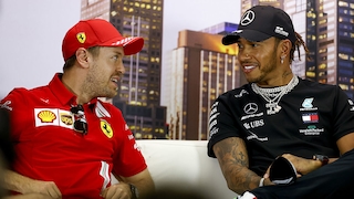 Hamilton und Vettel