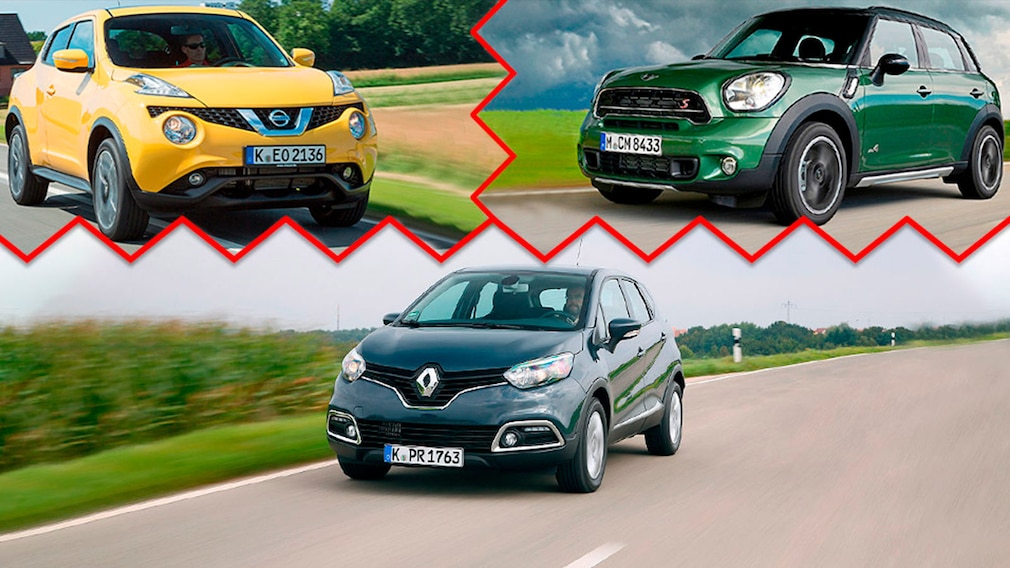 Welches Mini-SUV kann beim TÜV überzeugen?