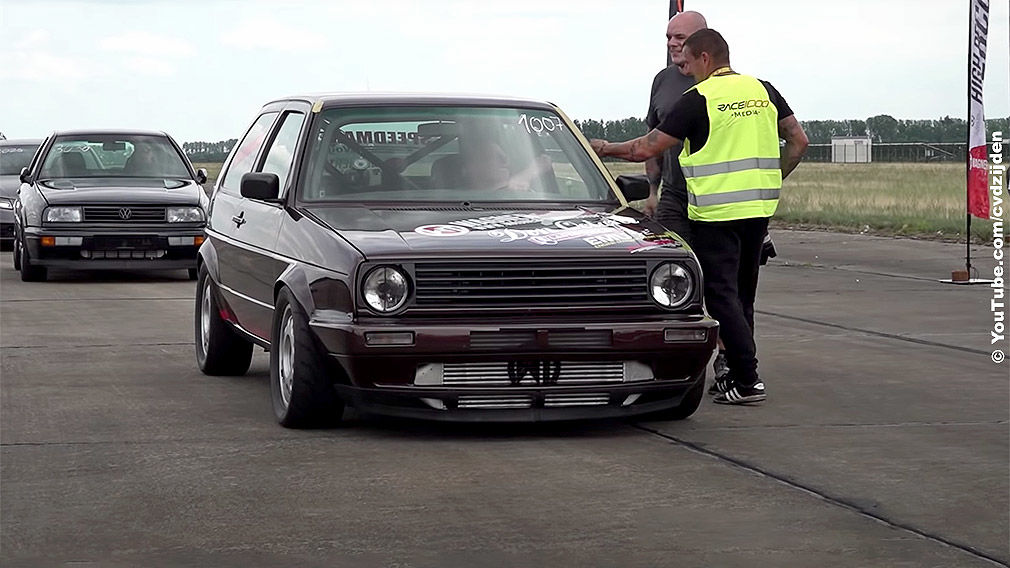 VW Golf 2: Tuning, Topspeed, Race 1000