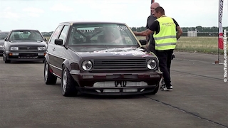 VW Golf 2: Tuning, Topspeed, Race 1000