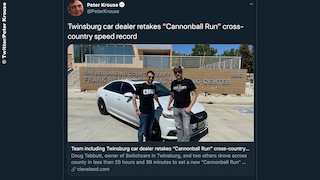 Cannonball-Rekord im Audi S6: USA, Küste zu Küste
