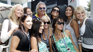 F1 Briatore mit Frauen
