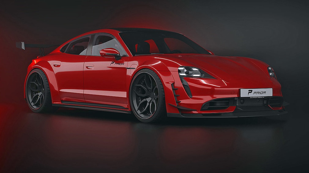 Porsche Taycan Tuning: Prior Design Widebody-Kit Porsche Taycan Tuning: Prior Design Widebody-Kit