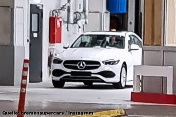 Neue Mercedes C-Klasse geleakt - so sieht die Front aus!