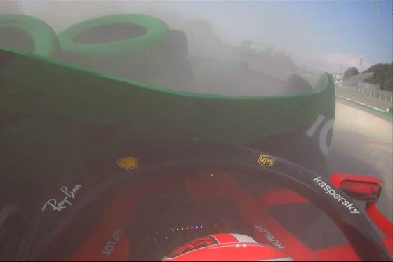 Leclerc mit Mega-Crash!