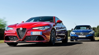Alfa Giulia Quadrifoglio Verde Mercedes-AMG C 63 S