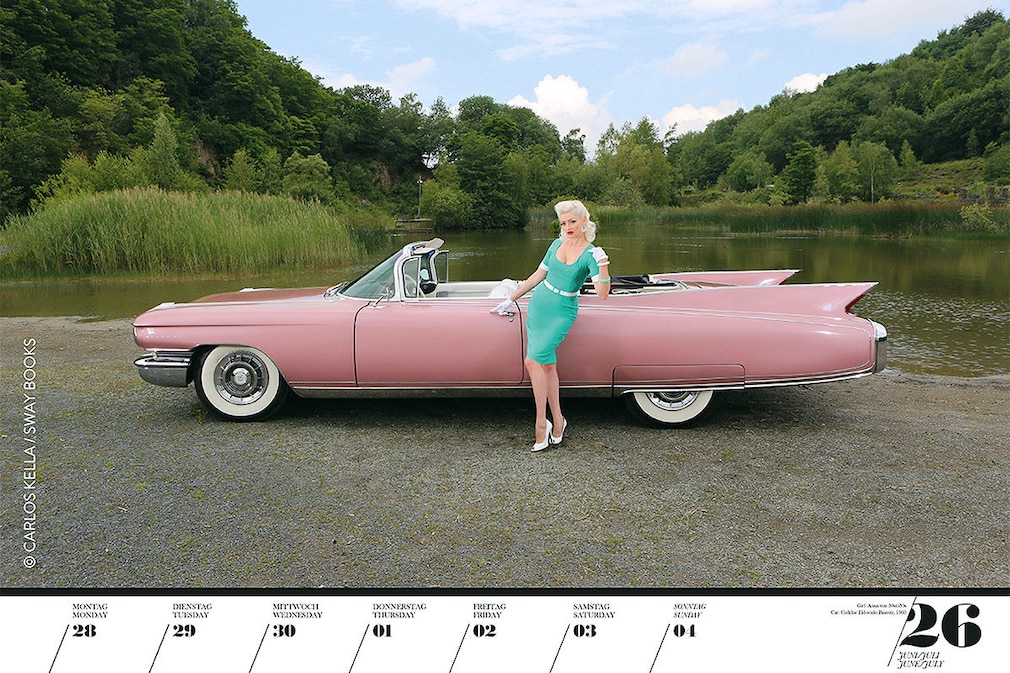 Girls & Legendary US-Cars 2021: Erotik-Kalender