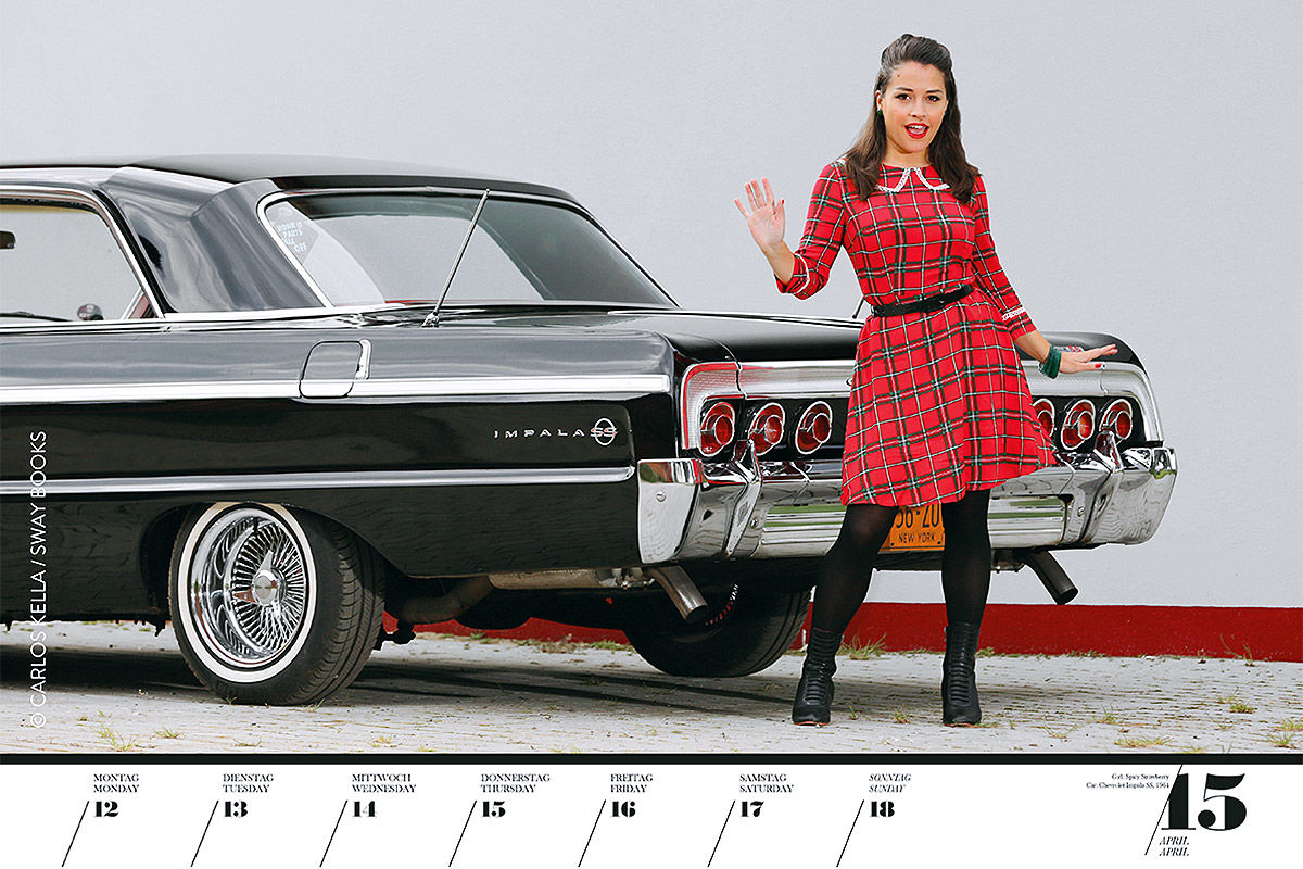 Girls & Legendary US-Cars 2021: Erotik-Kalender