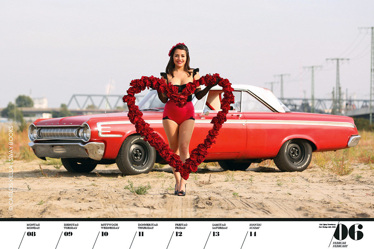 Girls & Legendary US-Cars 2021: Erotik-Kalender