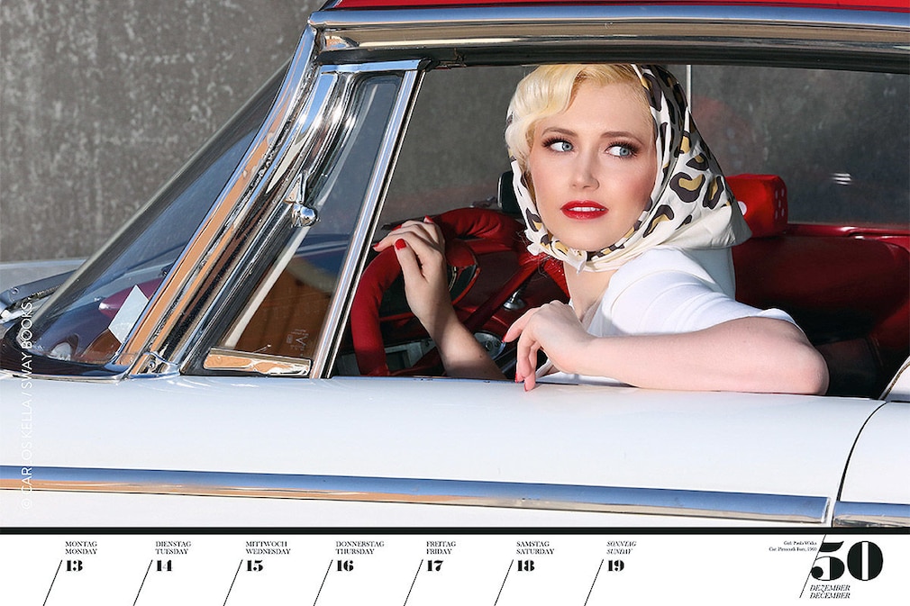 Girls & Legendary US-Cars 2021: Erotik-Kalender