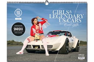 Girls & Legendary US-Cars 2021: Erotik-Kalender