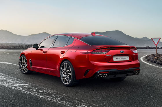 Zum Facelift gib es den Kia Stinger nur noch voll ausgestattet