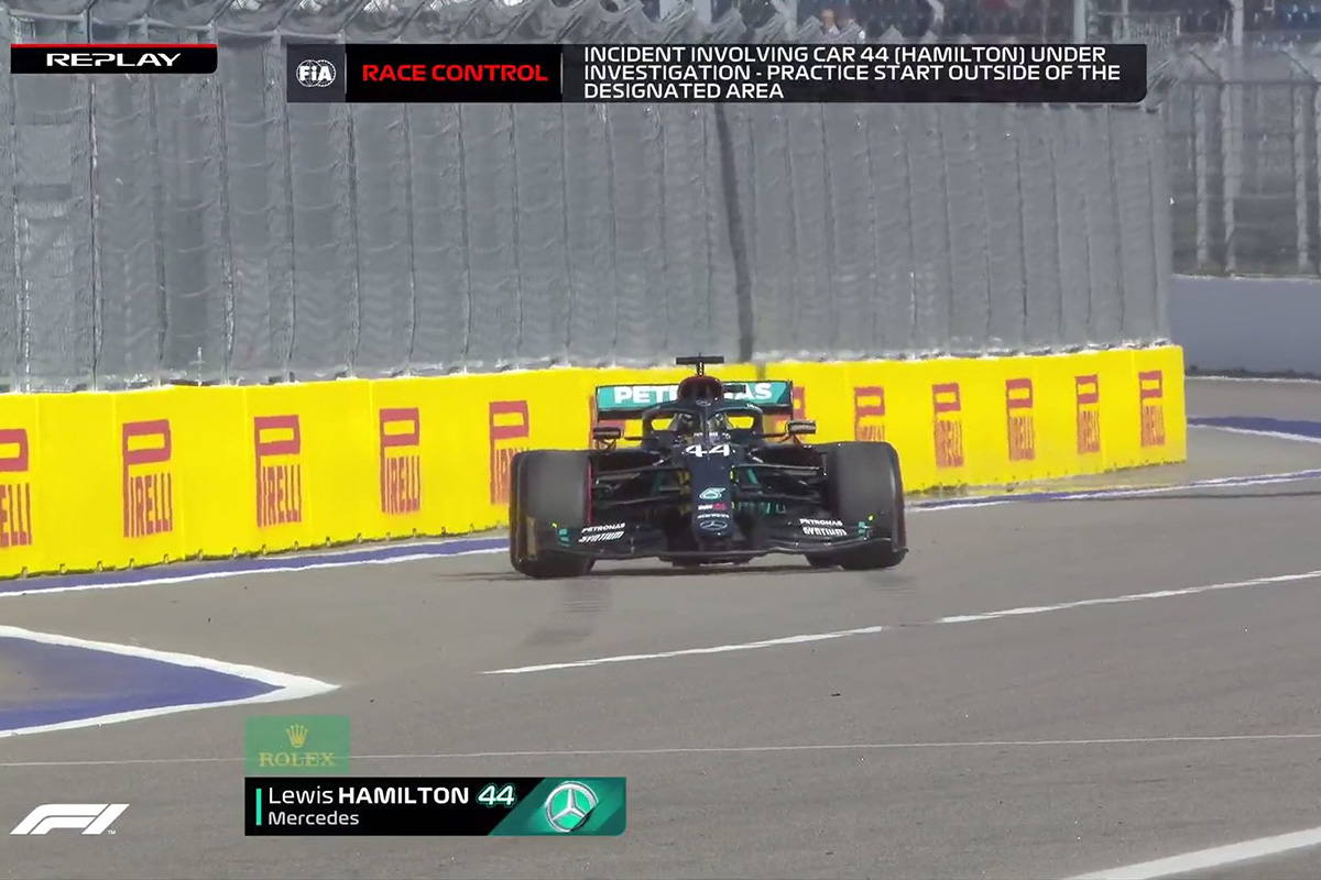 Formel 1 Hamilton Strafe Mercedes Hat Regeln Falsch Verstanden Autobild De