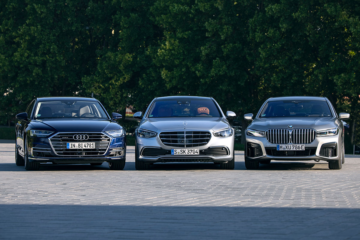 Audi A8 BMW 7er Mercedes S-Klasse