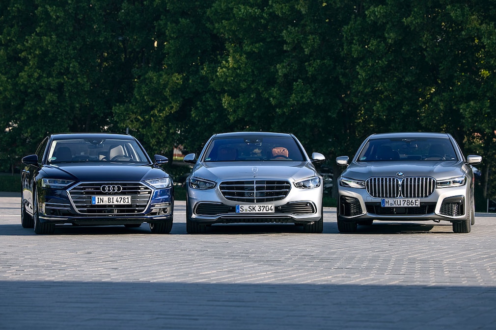 Audi A8 BMW 7er Mercedes S-Klasse
