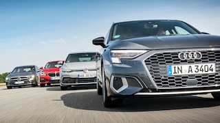 Audi A3 BMW 1er Mercedes A-Klasse VW Golf