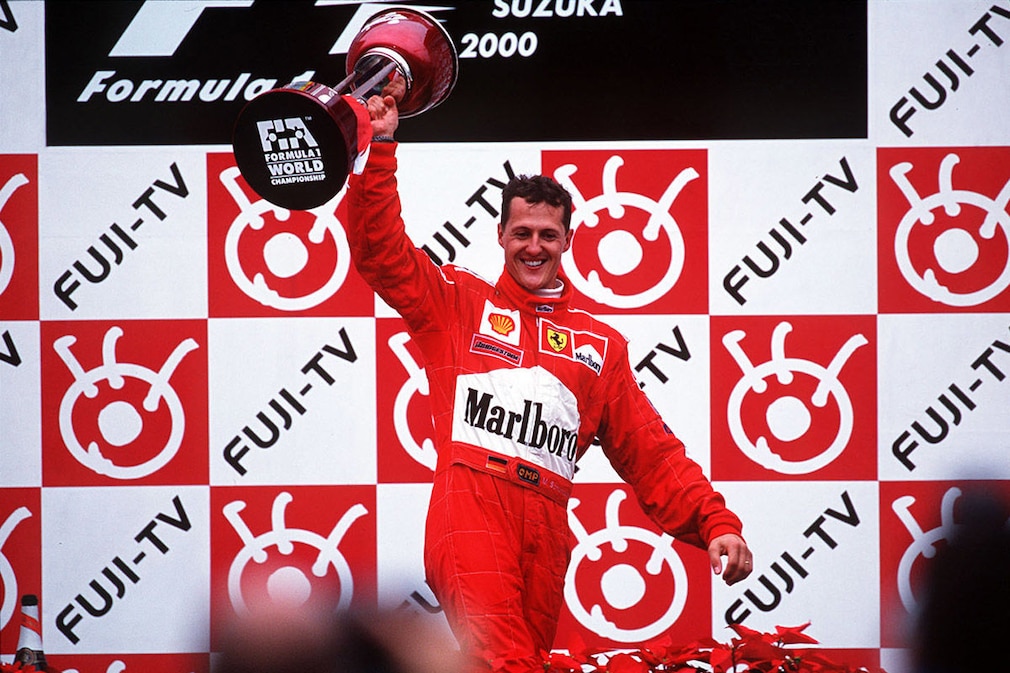 Formel 1 - Michael Schumacher: Erster Titel mit Ferrari 2000 Suzuka