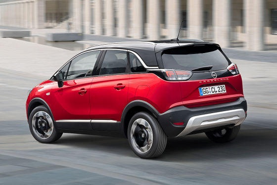 Zum Facelift spendiert Opel dem Crossland eine neue Front im Mokka-Stil