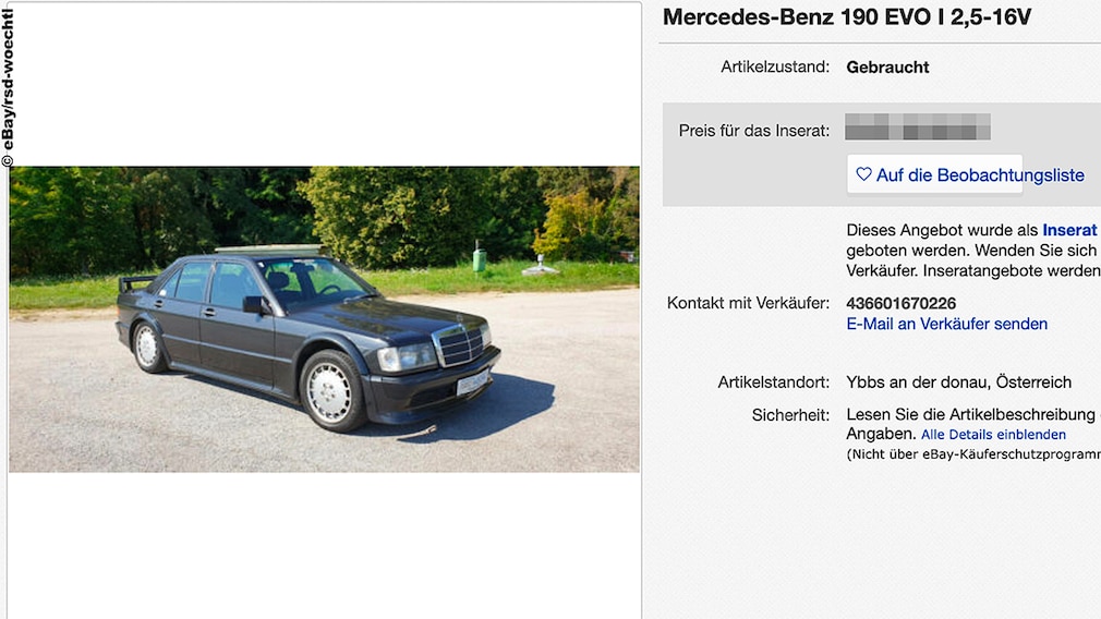Mercedes-Benz 190 EVO I 2,5-16V !! 16:9 !!